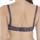 Womens Seamless Padded/Printed Bra with Adjustable Straps/Cotton Stretch Fabric