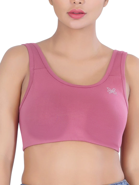 Womens Seamless Non Padded Sports Bra