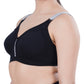 Women's Seamless Padded Full Coverage Sports Bra | Poly Stretch Fabric | Medium Impact Sports Bra | Adjustable Straps