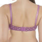 Womens Seamless Padded/Printed Bra with Adjustable Straps/Cotton Stretch Fabric