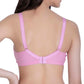 Women's Seamless Padded Bra | Full Coverage | Cotton Stretch Fabric and Nylon Lace | Broad Adjustable Straps