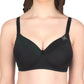 Women Seamless Padded Nylon Fabric Everyday Bra | Non Wired Bra | Detachable Straps | Added Pair of Transparent Straps