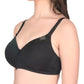 Women Seamless Padded Nylon Fabric Everyday Bra | Non Wired Bra | Detachable Straps | Added Pair of Transparent Straps