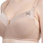 Women Seamless Padded Nylon Fabric Everyday Bra | Non Wired Bra | Detachable Straps | Added Pair of Transparent Straps